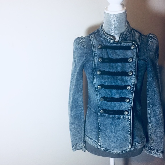 Jackets & Blazers - Double Breasted Military Jacket